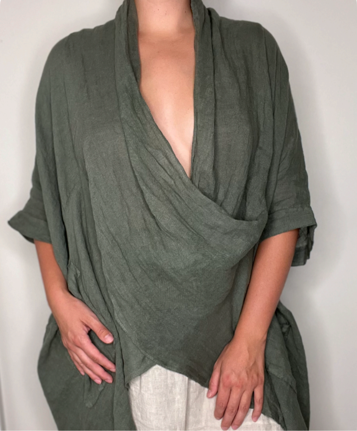 Linen Layered Blouse