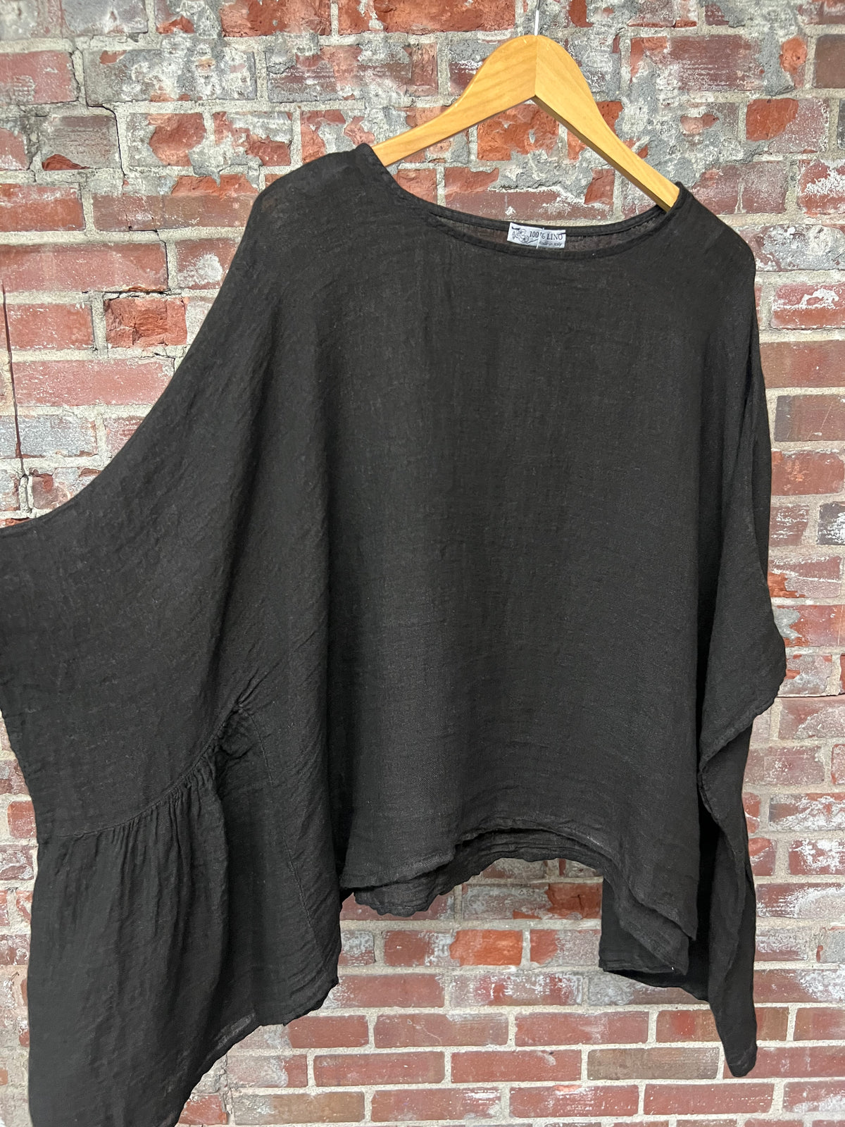 100% Linen Poncho