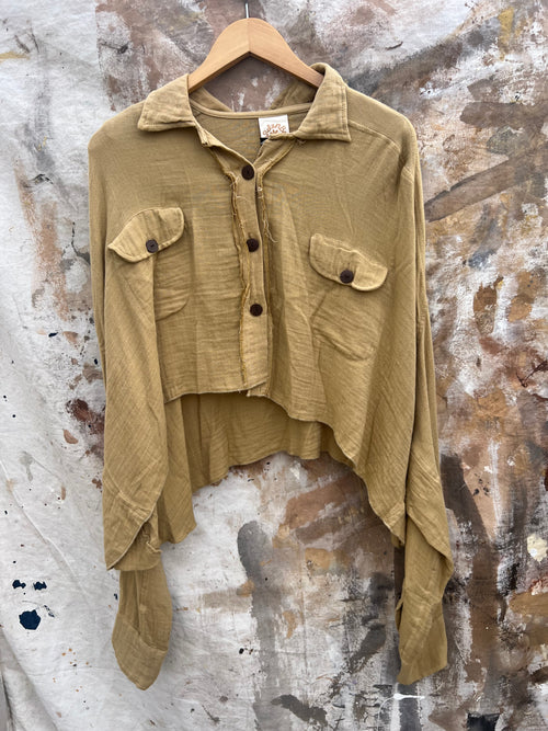 Bamboo Cropped Shacket