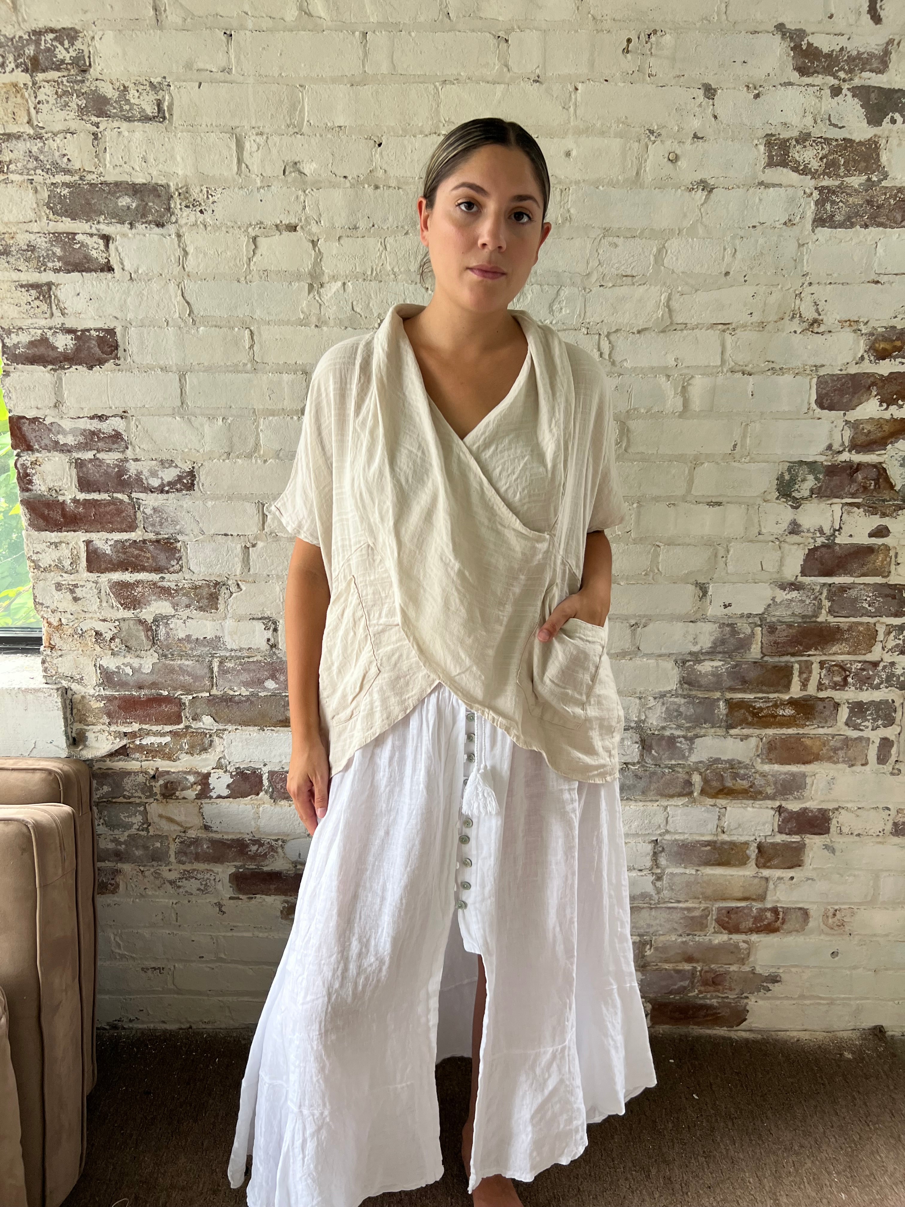 Linen Casual Blouse