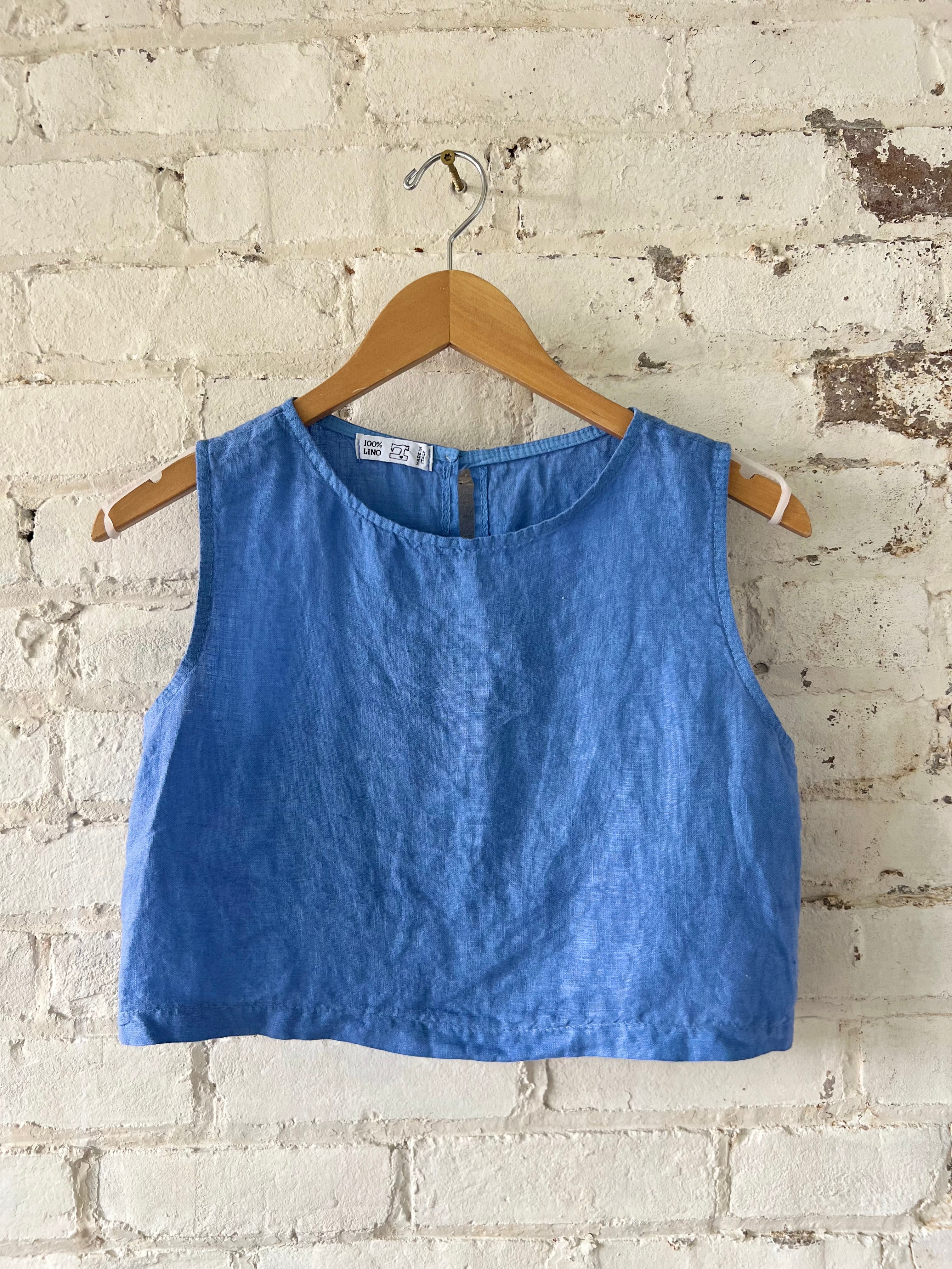 Linen Crop Tops