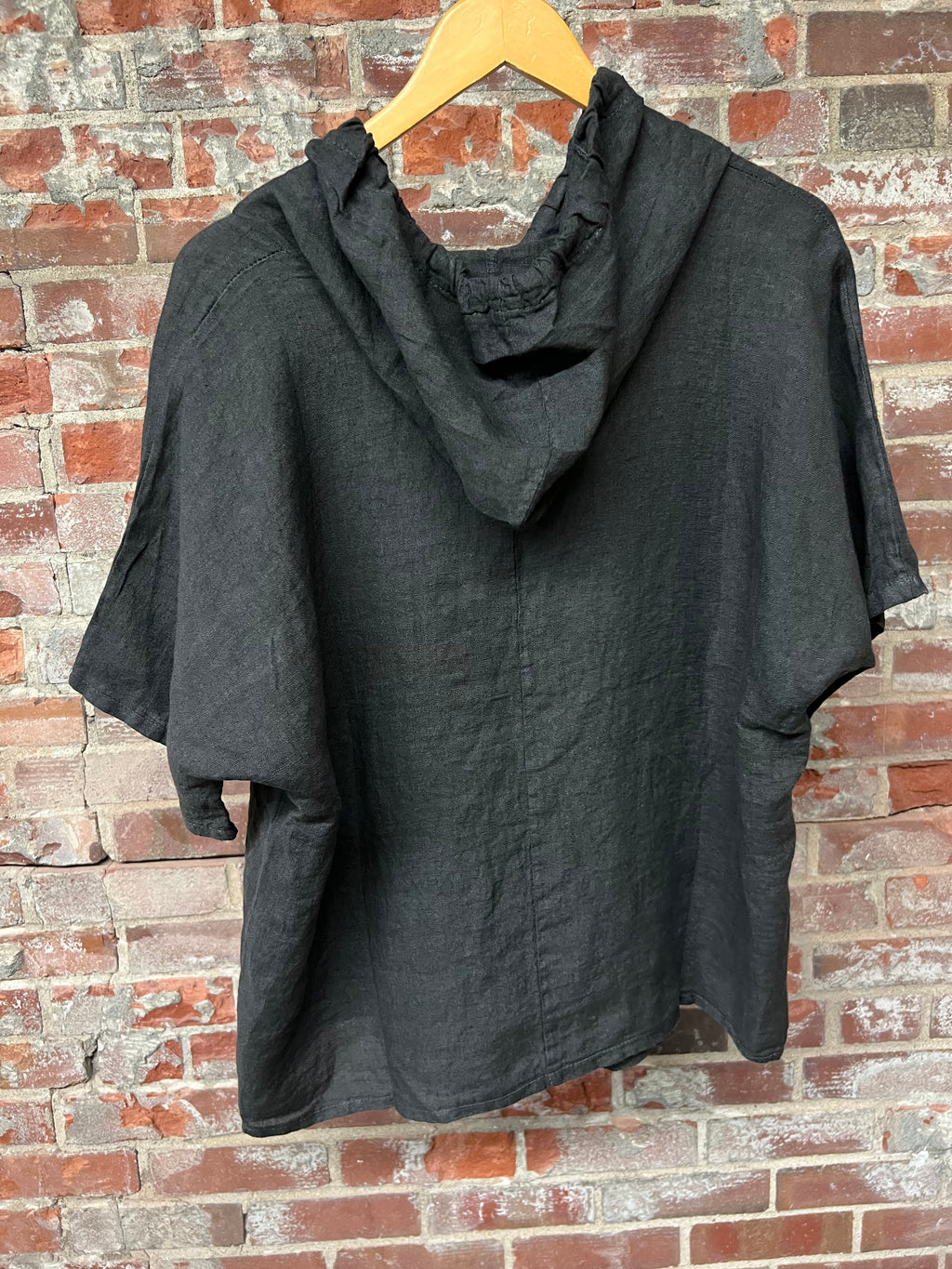 100% Linen Top w/ hood