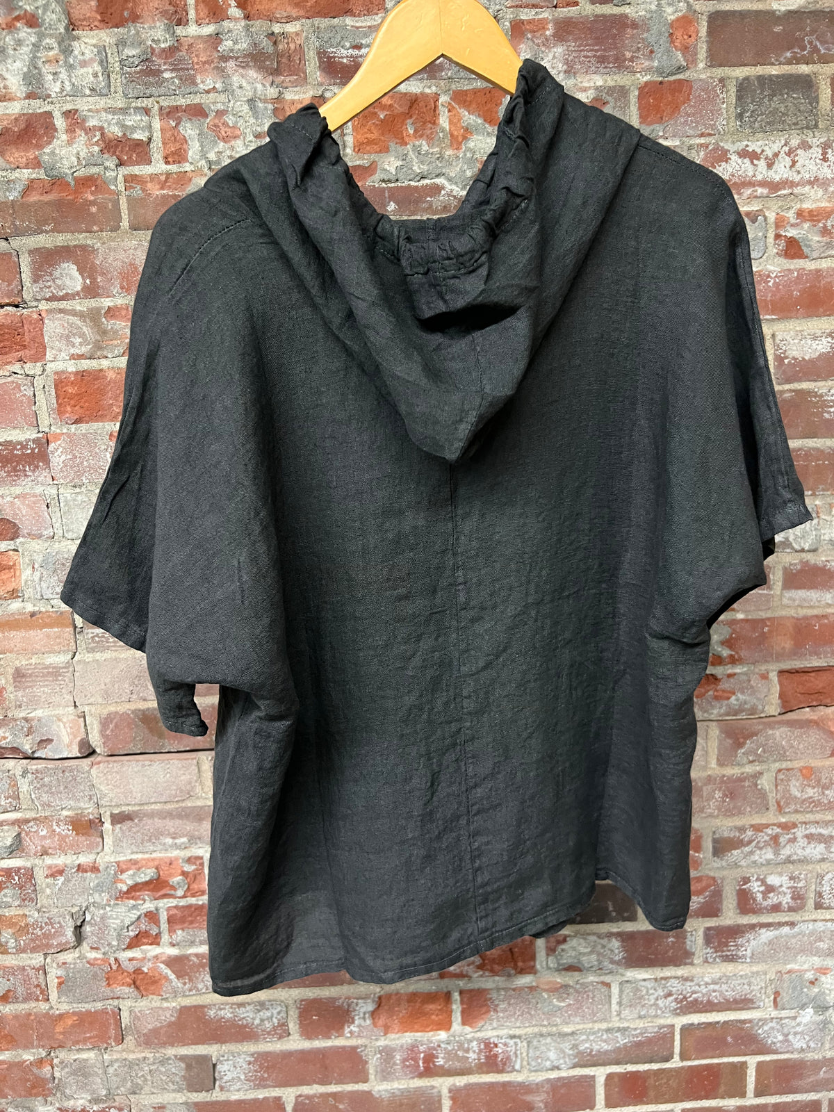 100% Linen Top w/ hood
