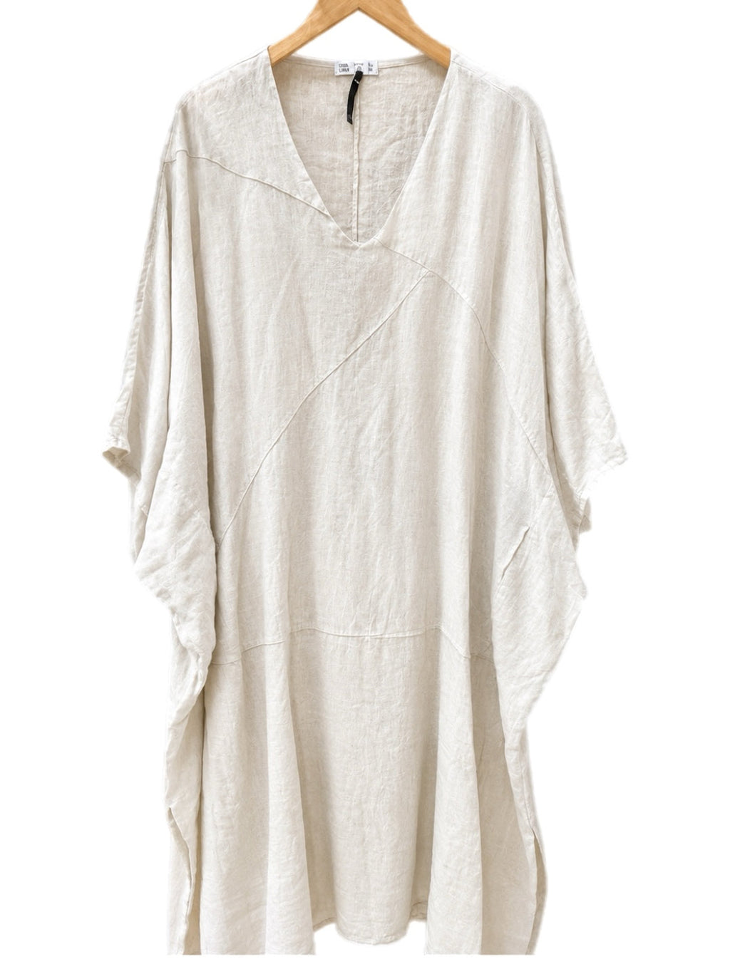 100% Linen Oversized Tunic Dress