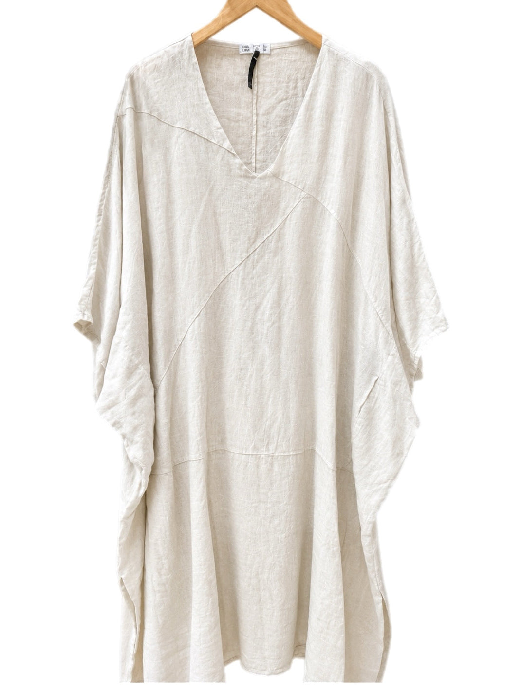 100% Linen Oversized Tunic Dress