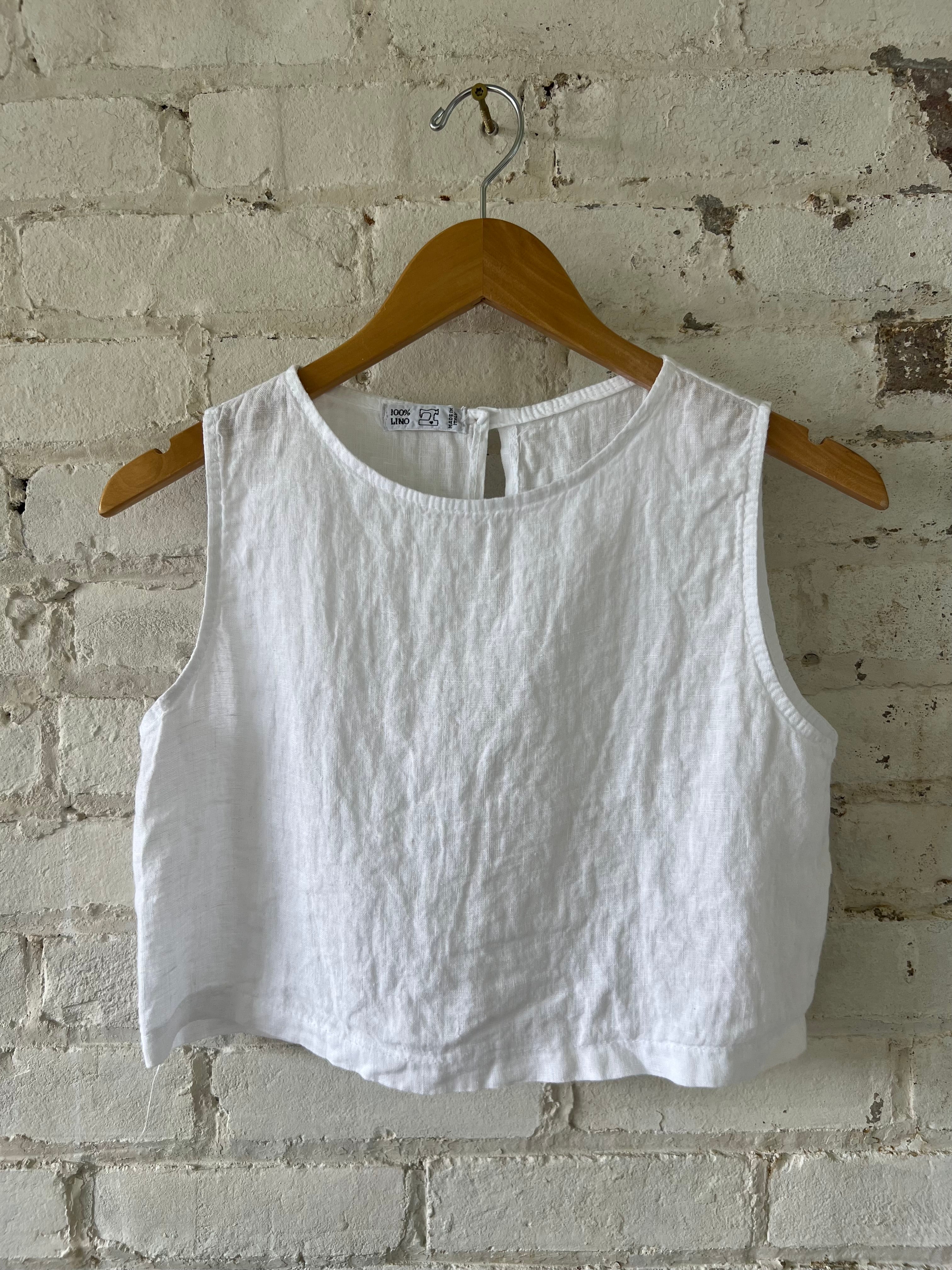 Linen Crop Tops