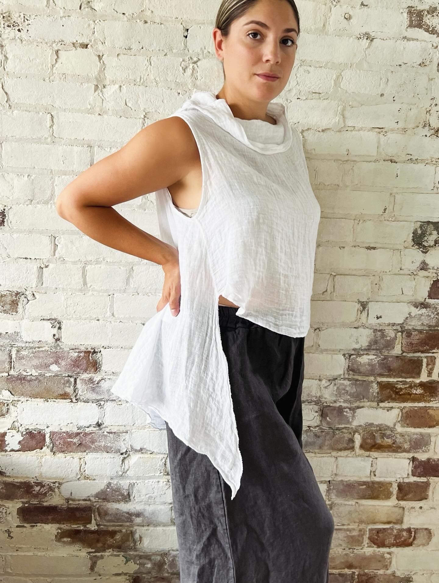 Linen Tank Blouse