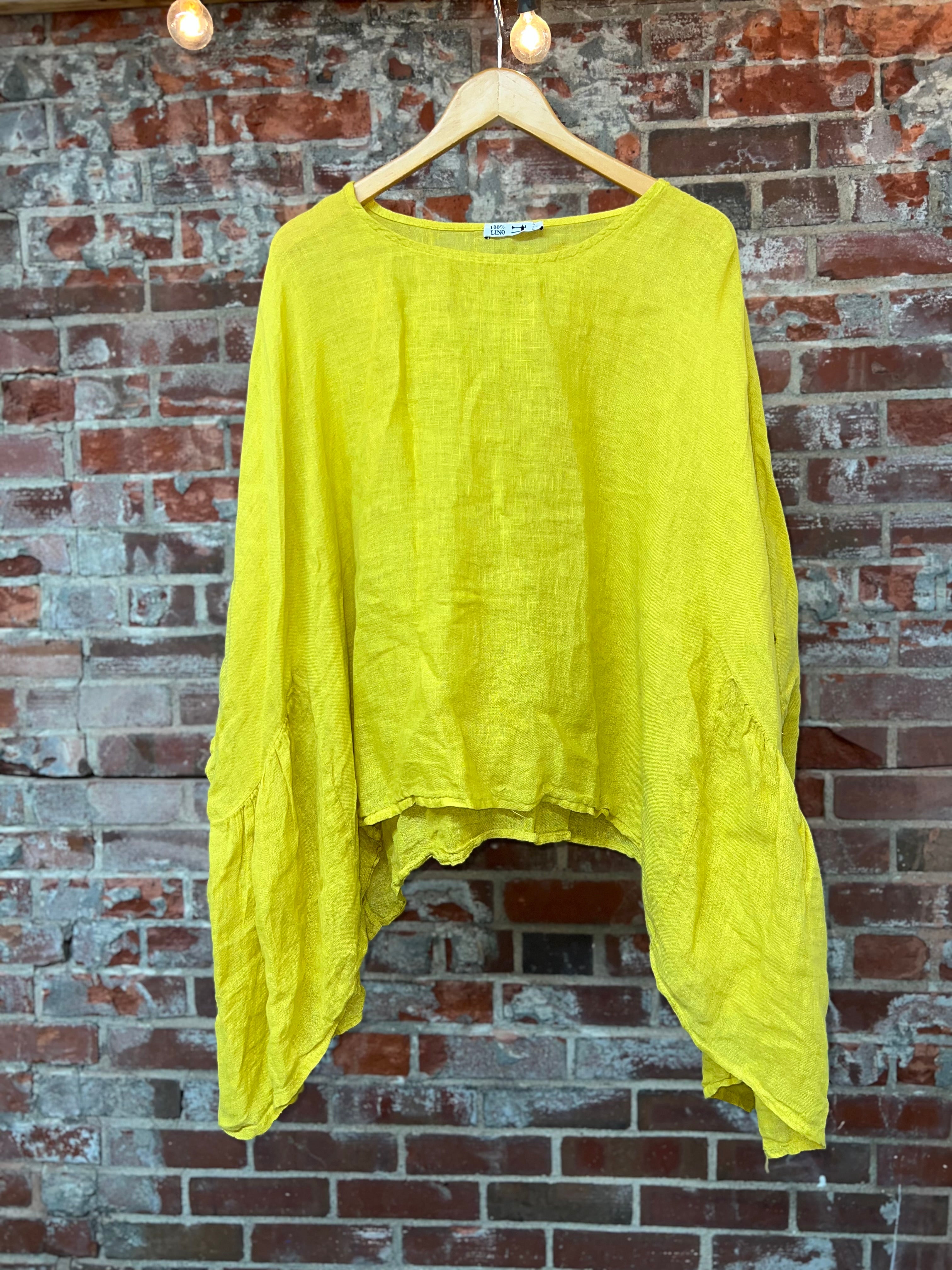100% Linen Poncho