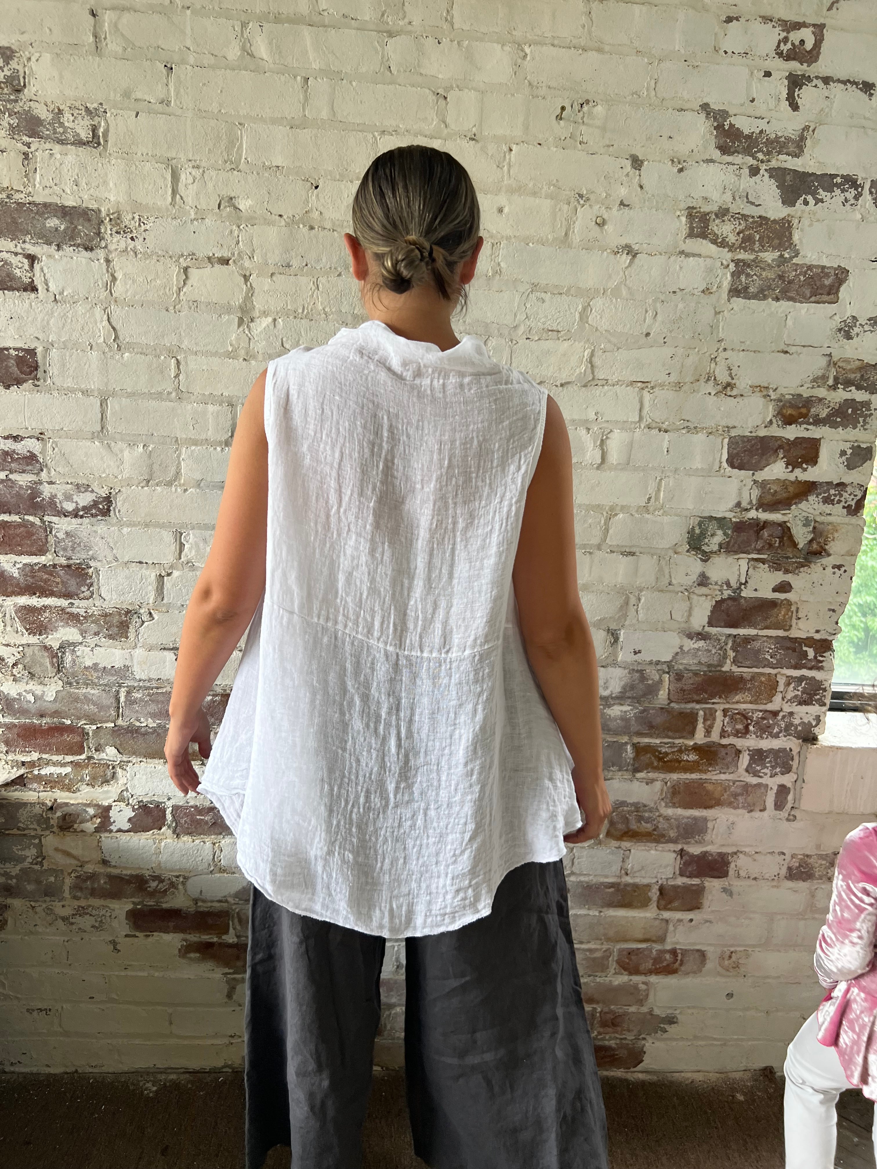 Linen Tank Blouse