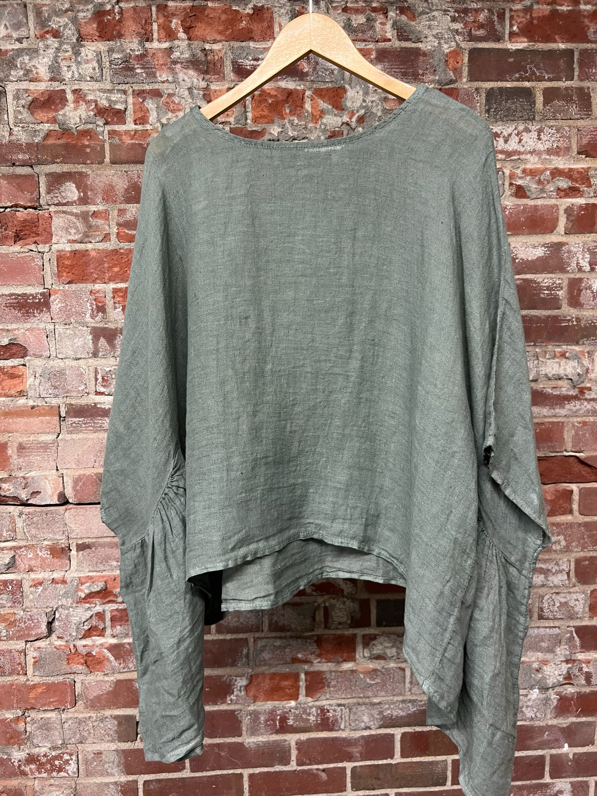 100% Linen Poncho