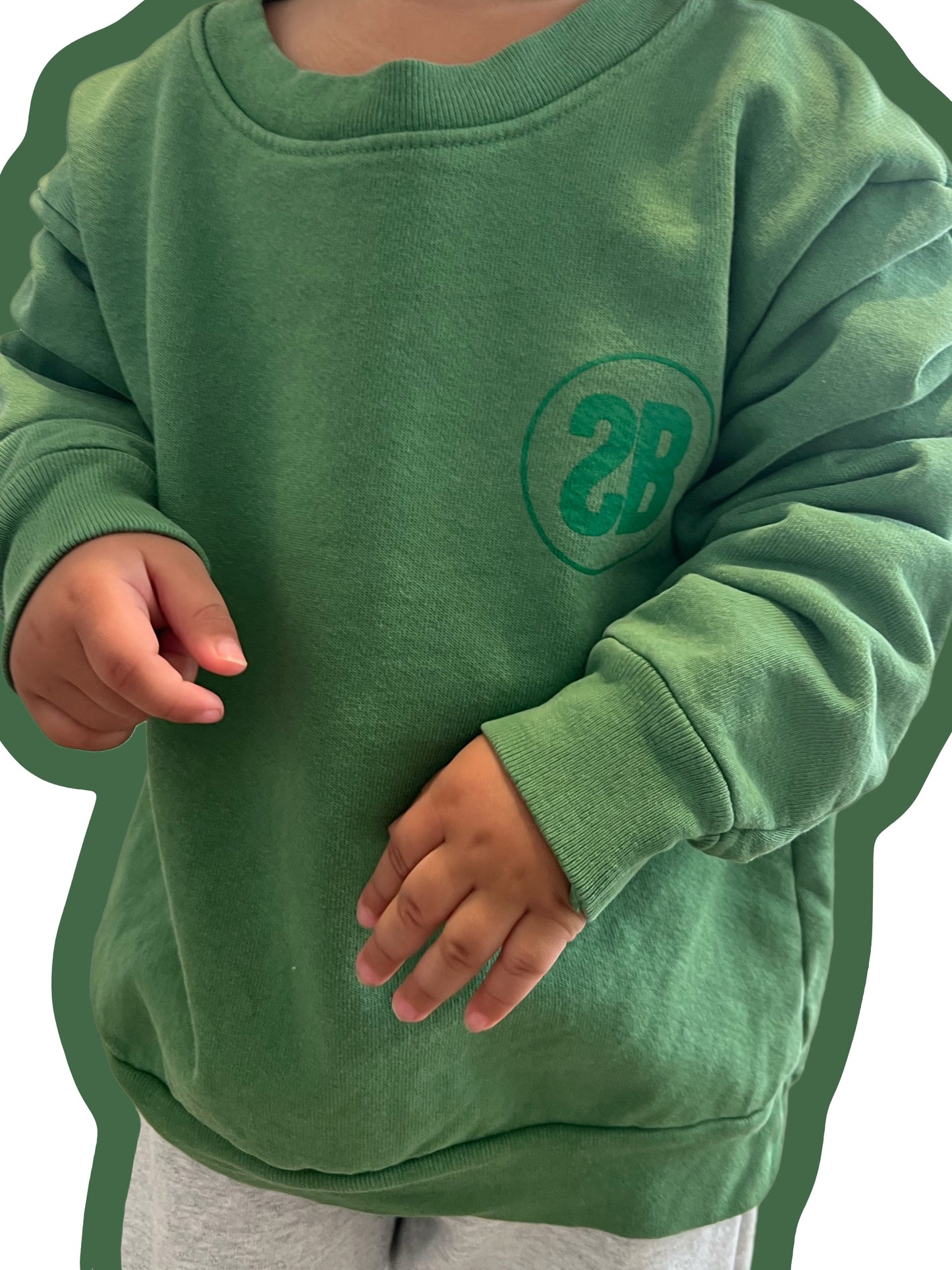 SB Toddler Green Crewneck