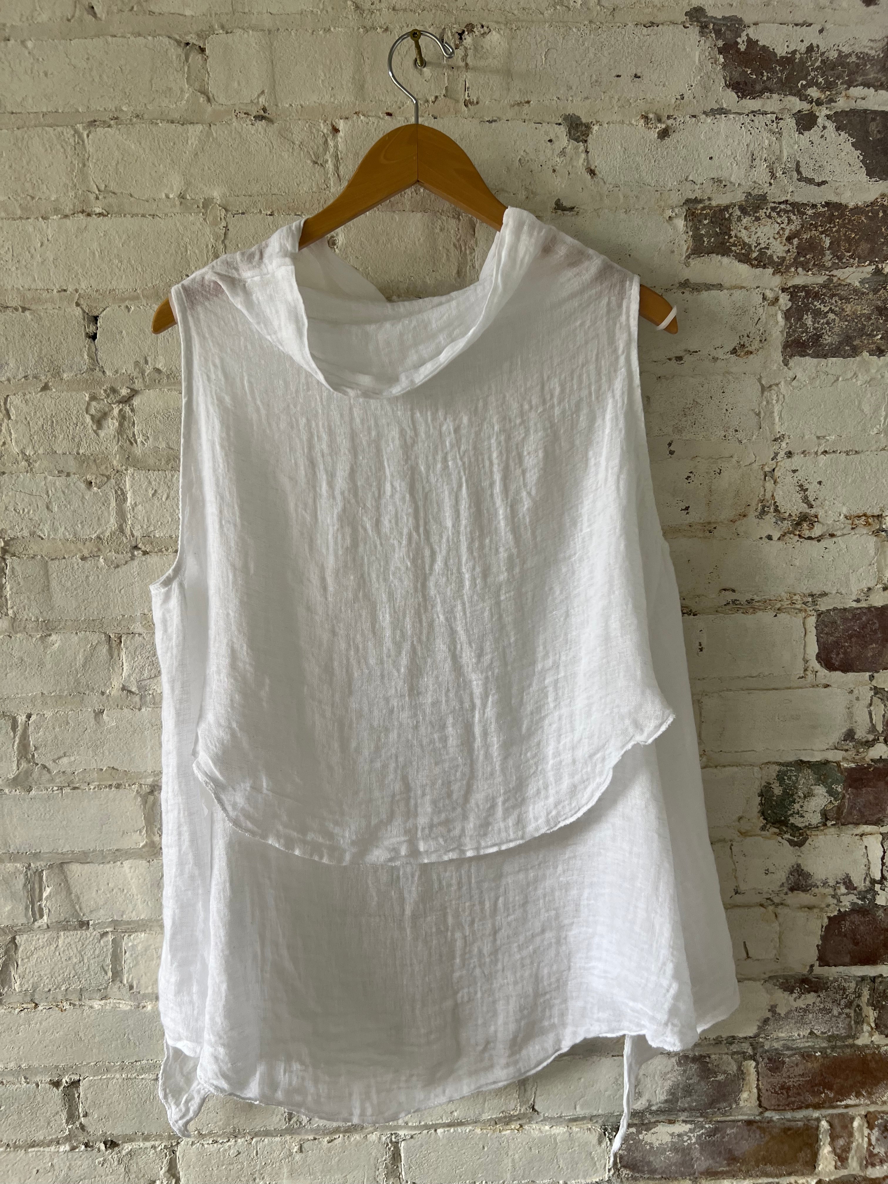 Linen Tank Blouse