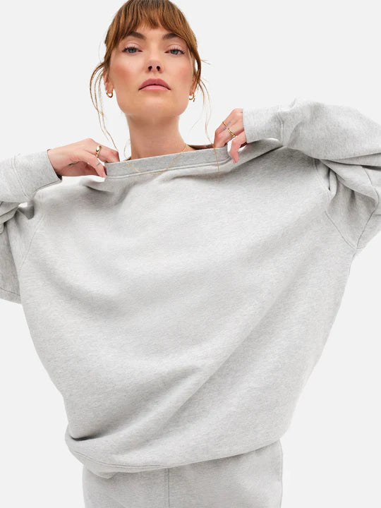 BPA FREE // 100% Organic Cotton Oversized Sweatshirt